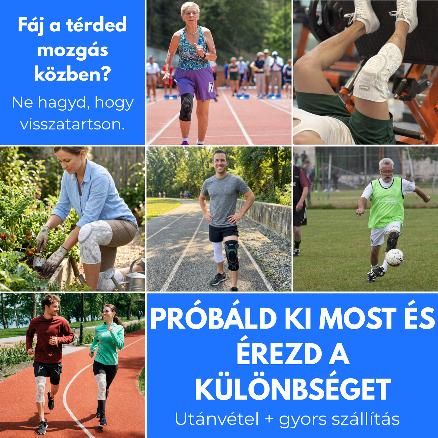 StabilLépés™ – Stabilizáló Térdrögzítő