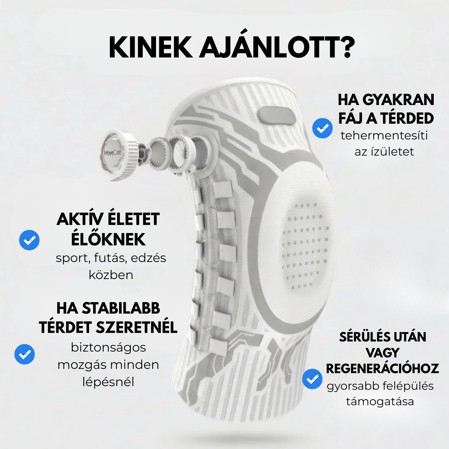 StabilLépés™ – Stabilizáló Térdrögzítő