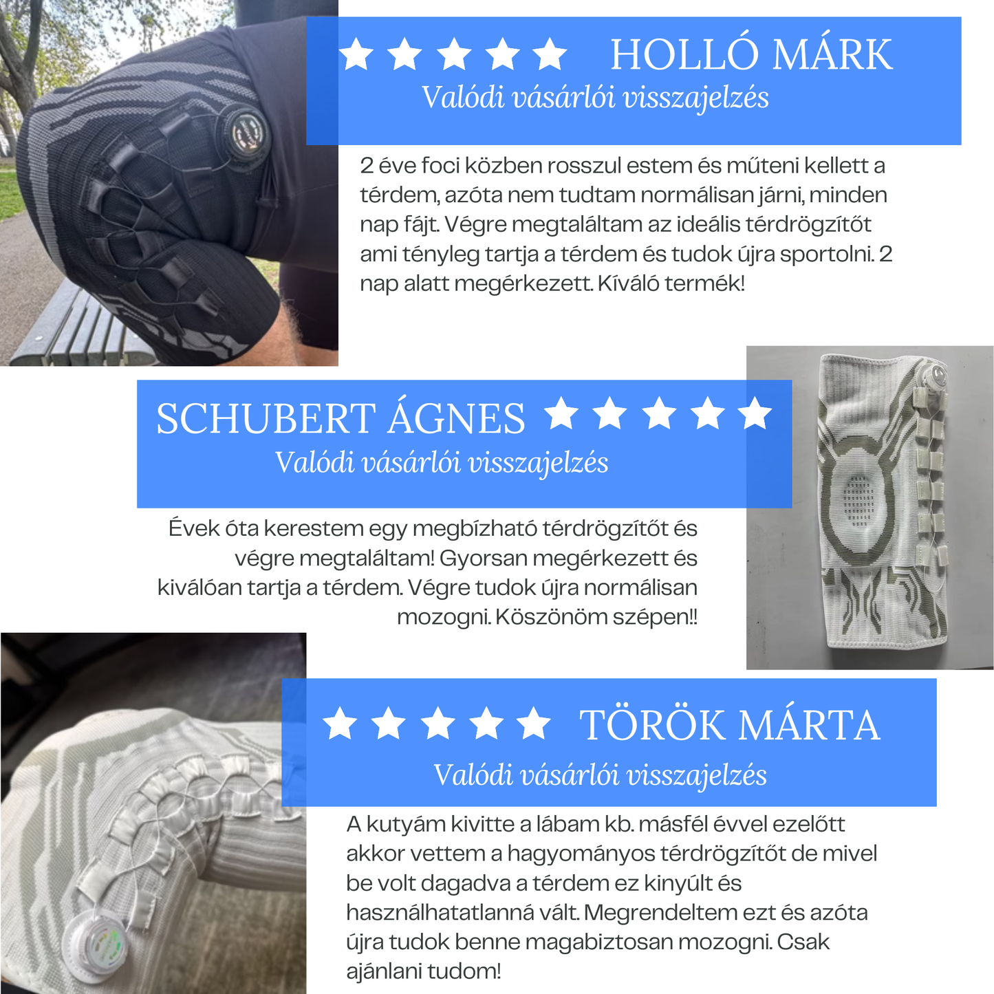 StabilLépés™ – Stabilizáló Térdrögzítő